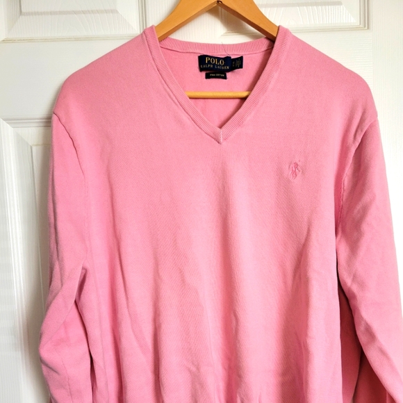 Polo Ralph Lauren Lightweight V-Neck Pullover - Size XL - Picture 2 of 8